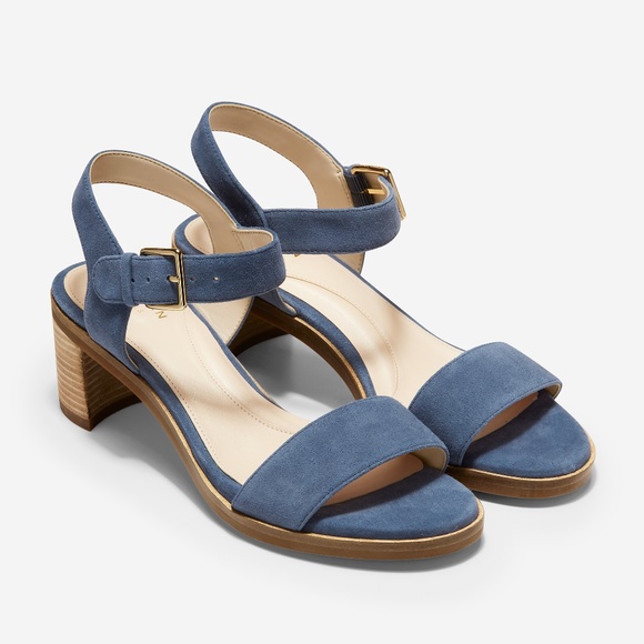 Cole Haan Shoes - Cole Haan Anette Vintage Indigo Suede Sandal